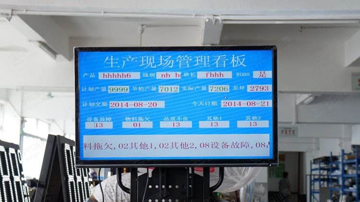 液晶生產(chǎn)看板